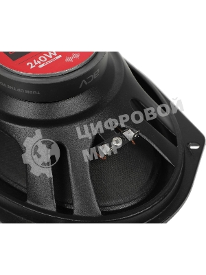 Колонки автомобильные ACV PB-693G 240Вт 88дБ 4Ом 16x23см (6x9дюйм) (ком.:2кол.) коаксиальные трехполосные