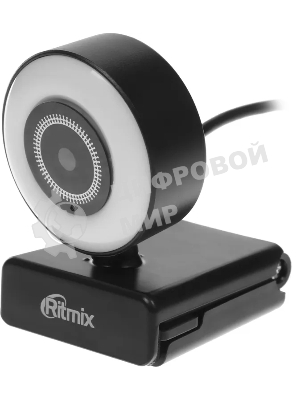 Веб-камера Ritmix RVC-250 2592x1944, 30 кадр/с, USB Type-A, микрофон, автоматическая фокусировка, универсальное крепление