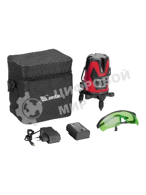 Лазерный уровень MTX MFL GREEN, 30 м, зеленый луч, акк. Li 2400 mAh, сумка, резьба 5/8