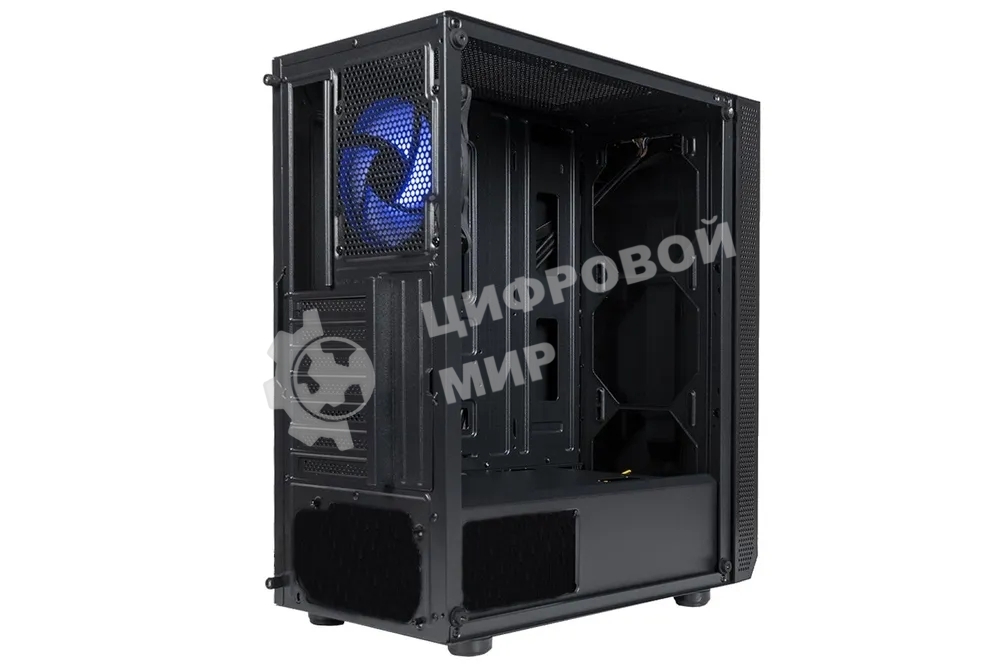 Компьютерный корпус ATX Eurocase A31 ARGB черный без БП закаленное стекло USB 3.0