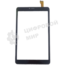 Сенсорное стекло (тачскрин) для BQ-8067L Hornet Plus, черное