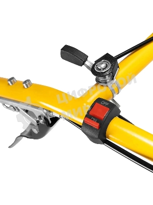 Мотоблок Denzel DPT-670S-PRO, 7 л.с., ремен.сцеп, фрез 3х4, ШОМ, передачи 6В/2Н