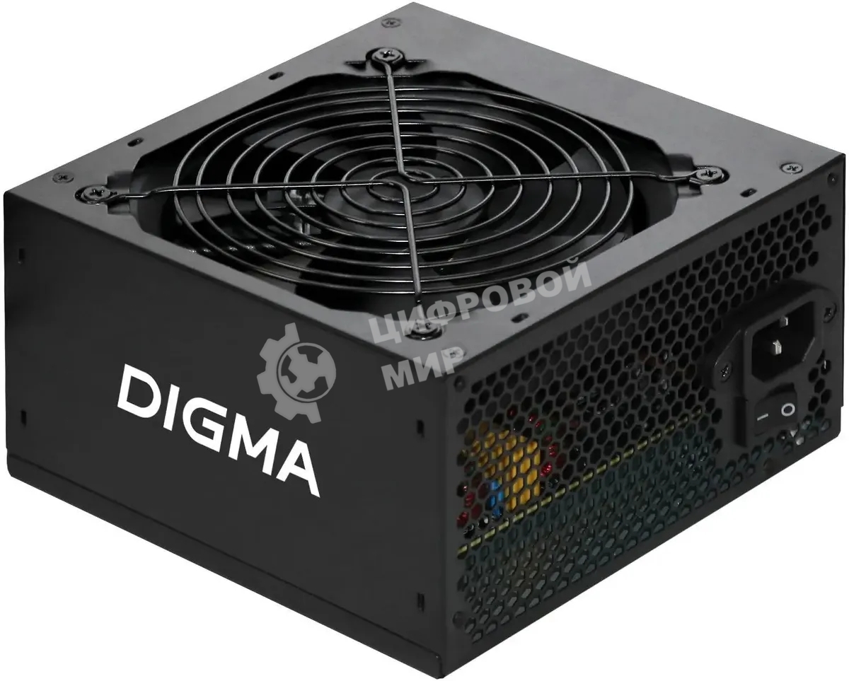 Блок питания Digma DPSU-600W RTL, 600Вт, 120мм, черный