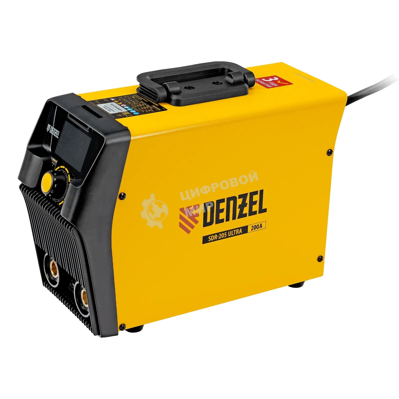 Аппарат инвертор. дуговой сварки Denzel SDR-205 Ultra, 200 А, ПВ 60%