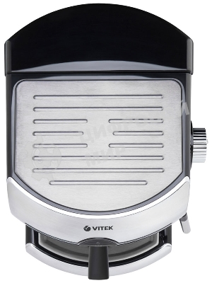 Кофеварка рожковая Vitek VT-1507 серебристый/черный, исп. кофе - молотый, 1.5 л, 1050 Вт, 15 Бар.