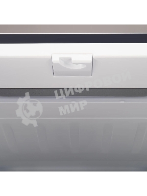 Холодильник Hyundai CM55043F черный стекло трехкамерный, 354/186, морозилка снизу, No Frost, Side by Side