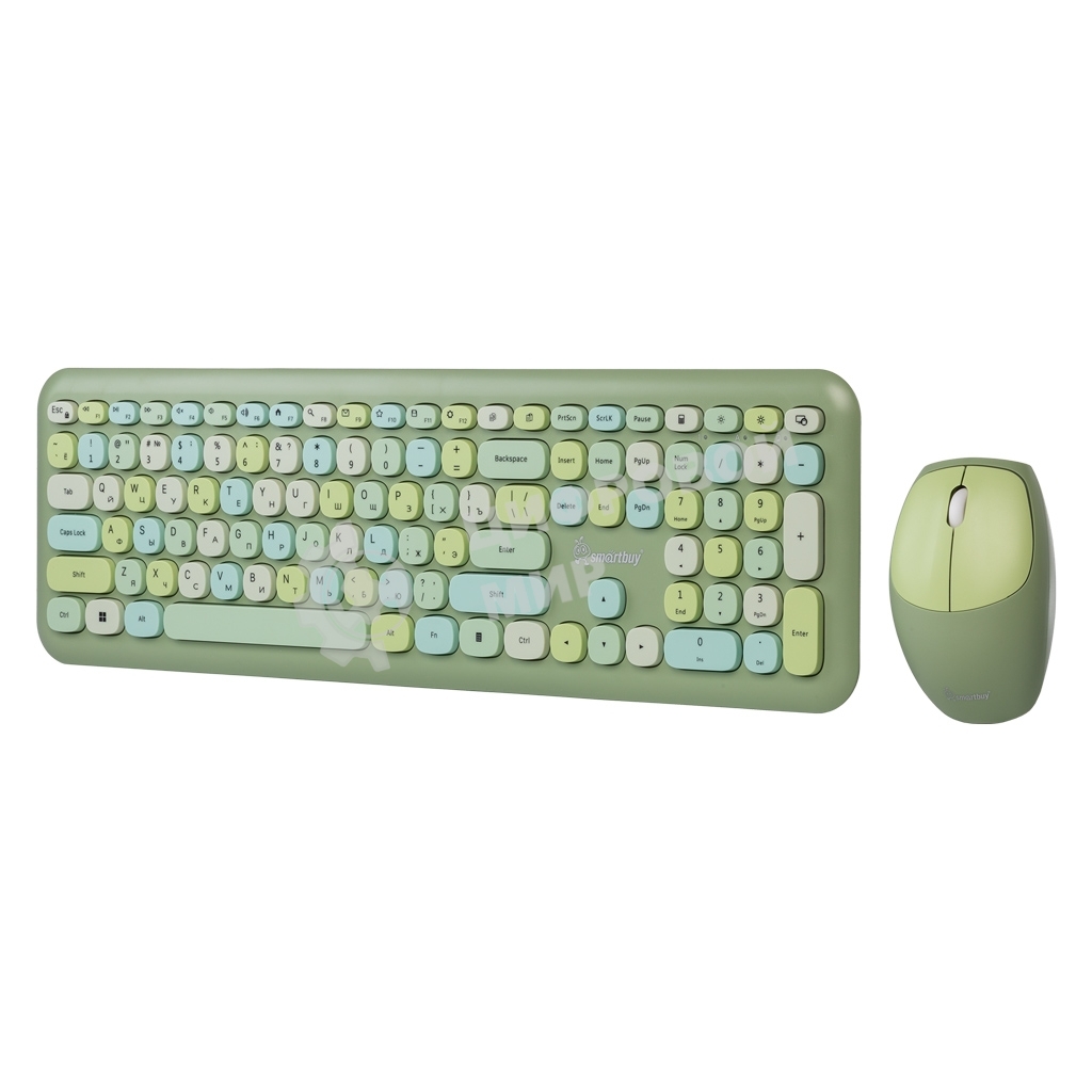 Комплект клавиатура+мышь Smartbuy (SBC-666395AG-G) 666395 зеленый