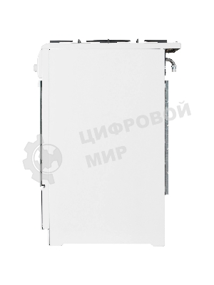 Плита комбинированная De Luxe 506022.03гэ(щ) ЧР-030 белый/черный, конфорок газовых 2 шт и электрических 2 шт, духовка 54 л, 50 см x 85 см x 60 см