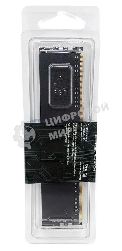 Оперативная память Patriot Signature, DDR4, 8GB (1x8 GB), 3200 MHz, CL22, DIMM