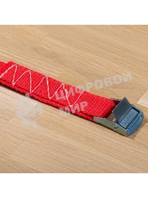 Ремень Rexant для крепления груза, с фиксатором, 6м красный