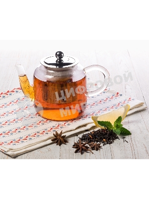 Чайник заварочный TalleR TR-31371 800 мл.Термостойкое боросиликатное стекло.