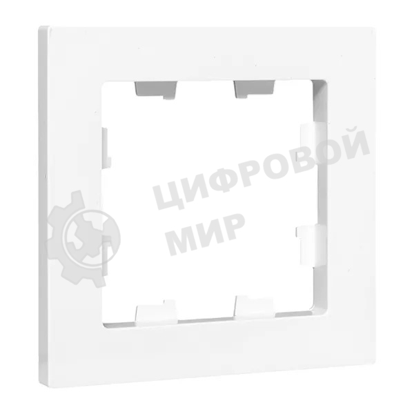 Рамка Эпика 1-местная, белая, пластик