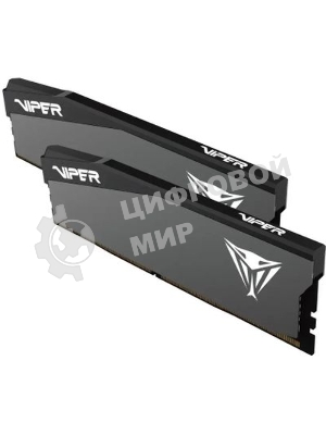 Оперативная память Patriot Viper Elite 5 Ultra, DDR5, 64GB (2x32GB), 6000 MHz, CL28, с радиатором, чёрный