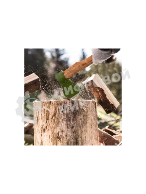 Топор кованный Сибртех, в сборе, 600/850 г, деревянное топорище, 400 мм, Б1