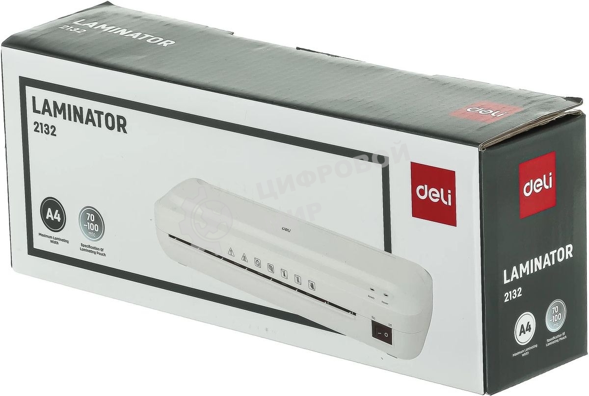 Ламинатор Deli E2132 A4 (70-100мкм) 22см/мин реверс