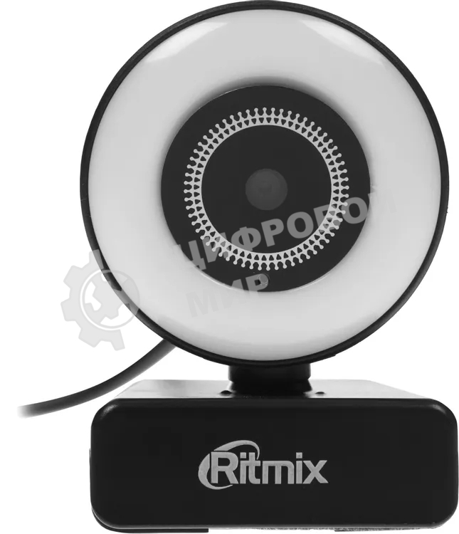 Веб-камера Ritmix RVC-250 2592x1944, 30 кадр/с, USB Type-A, микрофон, автоматическая фокусировка, универсальное крепление