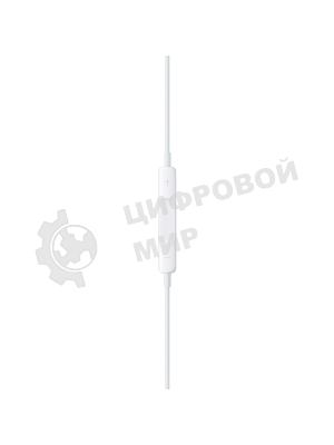 Проводные наушники Apple EarPods A1748 белый, вкладыши, Lightning, микрофон, регулировка громкости