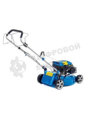 Бензиновая газонокосилка HYUNDAI L 4310S двигатель HYUNDAI ICV150,4-х такт, 3,5 л.с./149 см3, 43 см, 225-75 мм, 32 кг