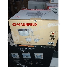 (Поврежденная упаковка) Кастрюля MAUNFELD GERDA MCS44S07 из нержавеющей стали со стеклянной крышкой, 22 см, 4,4 л.