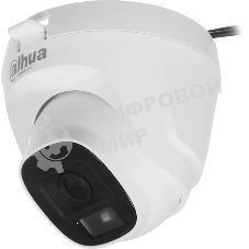 Камера видеонаблюдения Dahua DH-HAC-T5E20P-A-0280B, аналоговая, 2 Мп, 2.8 мм, белая