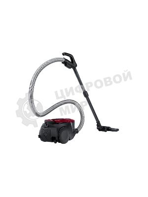 Пылесос Samsung VC18M31A0HP/EV бордовый/черный, 380/1800 Вт, уборка сухая, пылесборник контейнер 2 л