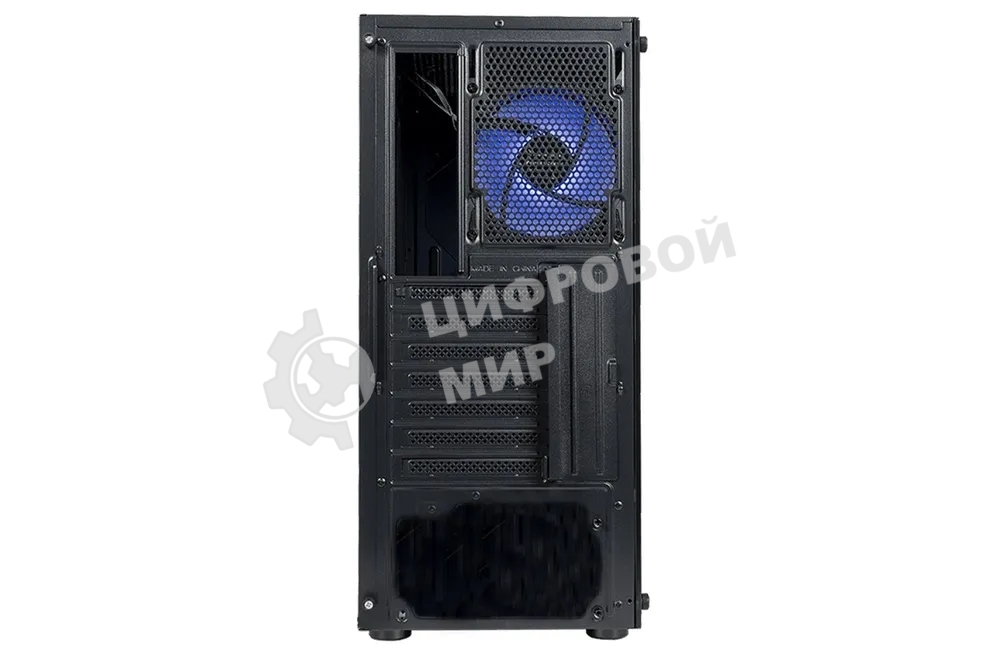 Компьютерный корпус ATX Eurocase A31 ARGB черный без БП закаленное стекло USB 3.0