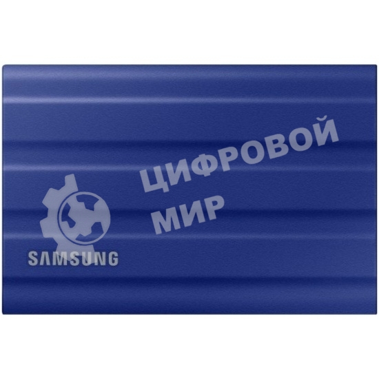 Внешний SSD Samsung T7 Shield, 2TB, USB 3.2 Gen 2 Type-C, R/W 1050/1000, синий