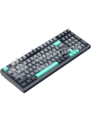 Клавиатура проводная A4Tech Fstyler FS300 механическая черный/серый USB for gamer LED (FS300 PANDA ROCK)