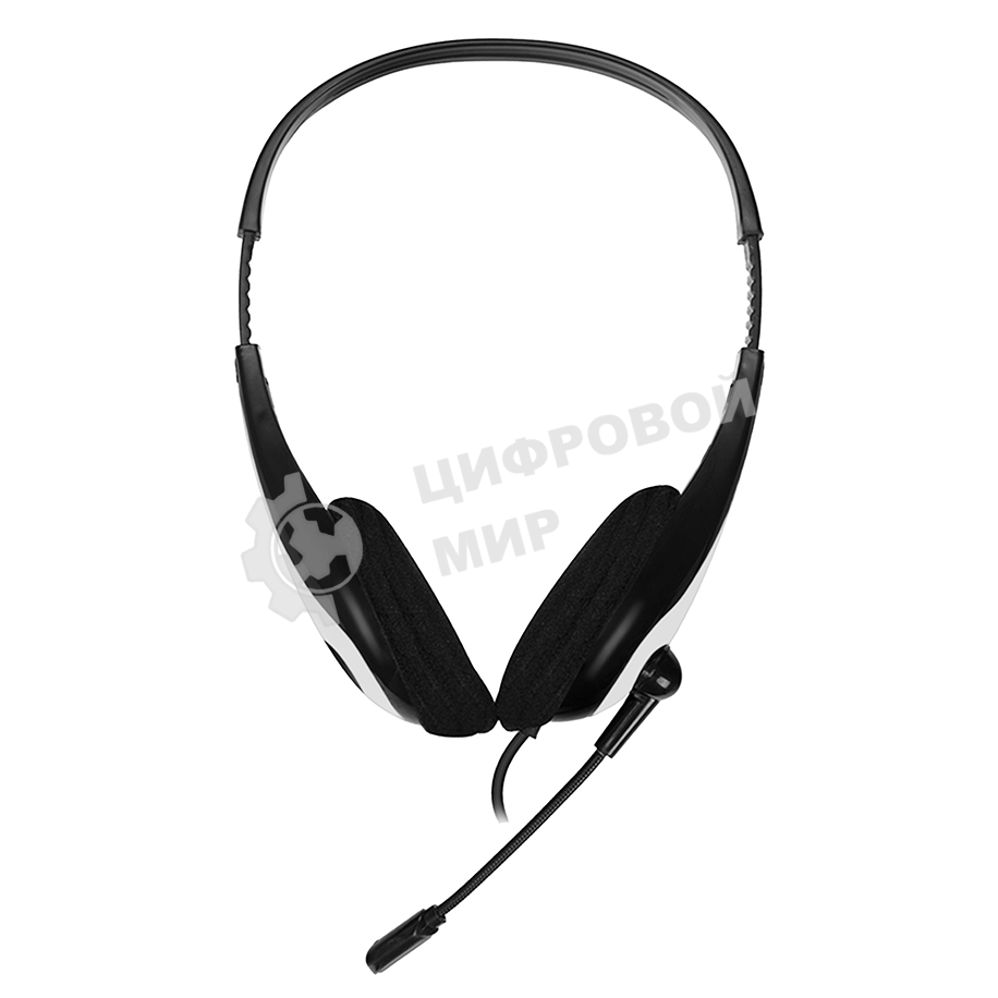 Гарнитура проводная игровая CBR CHP 353M White проводная стерео, микрофон с шумоподавл., накл. наушники, USB, кнопка выкл. микрофона, регул. громк., регул. оголовья, длина каб. 2 м, цвет черный-белый