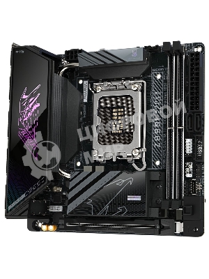 Материнская плата Gigabyte Z890I AORUS ULTRA, LGA 1851, Intel Z890, 2xDDR5, 2xSATA, 2xM.2, 1xPCIe 5.0 x16, 1xDP, 1xHDMI, 1xUSB-C, 1x Thunderbolt 4, 1x 2.5Gb LAN, 2xUSB-A 3.2 Gen 1, 3xUSB-A 3.2 Gen 2, 2x3.5 мм, TOSLINK, 7.1, 1xUSB4, Mini-ITX