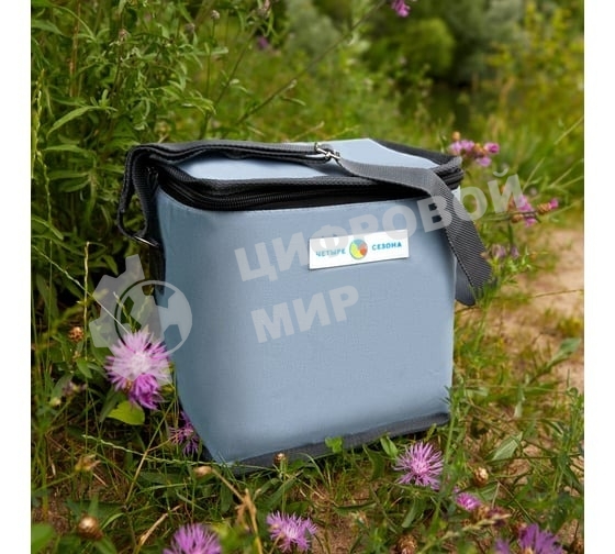 Сумка-холодильник ЧЕТЫРЕ СЕЗОНА 80-0281 объемом 6 л. (2 слоя утепления)