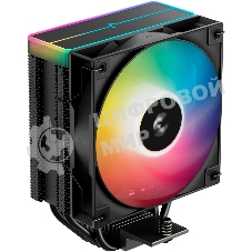 Кулер для процессора DEEPCOOL AG400 BK ARGb V2 черный 120мм алюминий+медь 2100rpm 31.6db 4-pin 220W 154мм