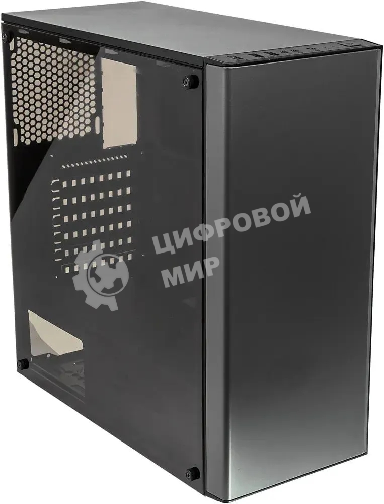 Компьютерный корпус Accord JP-VI черный без БП ATX 2xUSB 2.0 1xUSB 3.0 audio bott PSU