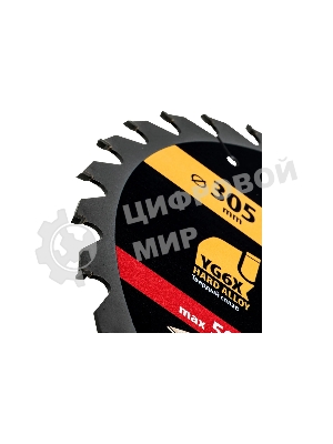 Пильный диск по дереву Denzel ф305 х 32 мм, 32 зубьев