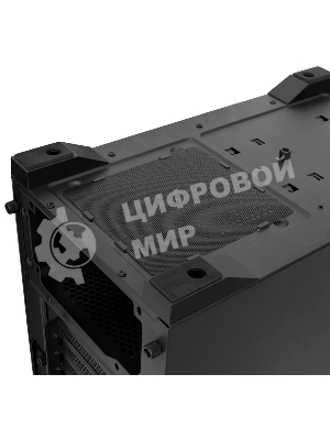 Компьютерный корпус HSPD M520, Mesh Mid Tower, черный, slide TG, 0.45 SPCC, 4x120мм ARGb ATX, mATX, mITX 160/330/184мм 2x2.5