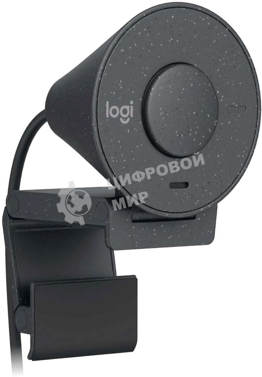 Веб-камера Logitech Brio 300 1920x1080, 30 кадр/с, USB Type-C, микрофон (шумоподавление), автоматическая фокусировка, автоосвещение, универсальное крепление