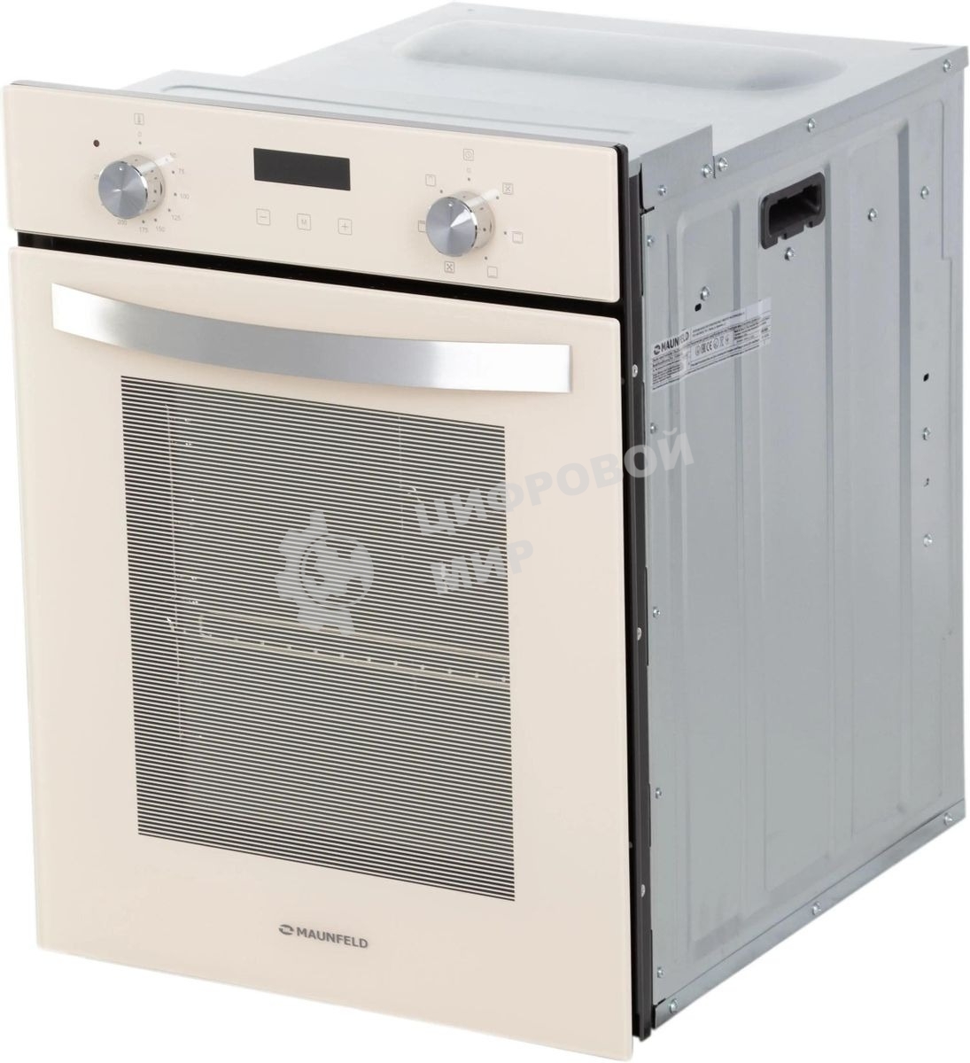 Шкаф духовой электрический Maunfeld EOEM516BG, 45 см, 51 л, бежевый, встраиваемый