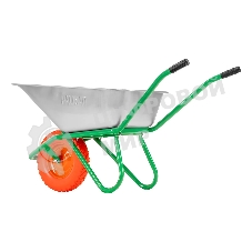 Тачка садово-строительная Palisad с PU колесом, грузоподъемность 180 кг, объем 120 л