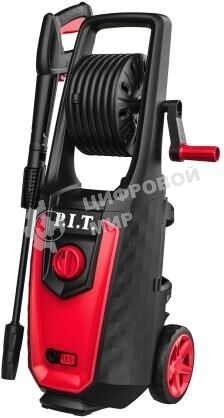 Мойка высокого давления электрич. P.I.T. PHP170-C1 (2200Вт, 170бар, 450л/час, колеса, бачок д/пены)