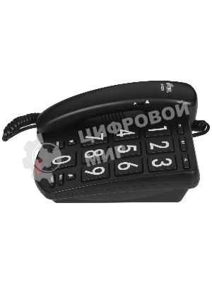 Телефон проводной Ritmix RT-520 черный