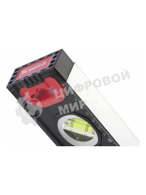 Уровень алюминиевый Matrix, усиленный, фрезерованный, 3 глазка, 2 комп. рукоятки, 2000 мм