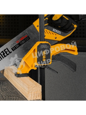 Струбцина Denzel F-образная, быстрозажимная, 600 х 80 мм, усиленный нейлоновый корпус