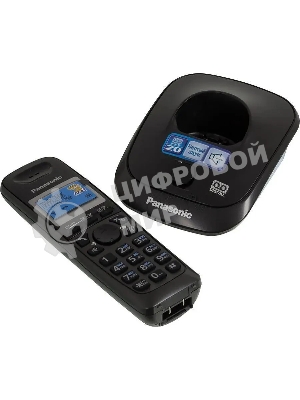 Телефон беспроводной (DECT) Panasonic KX-TG2521RUT (титан) АОН, Caller ID,спикерфон,голосовой АОН,полифония,цифровой автоответчик
