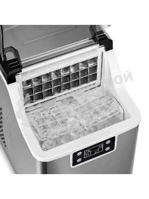 Ледогенератор Kitfort КТ-1826 150Вт 3200мл. нержавеющая сталь/черный