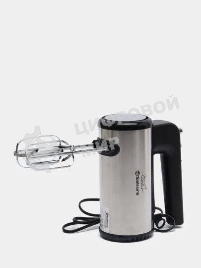 Миксер ручной Sakura SA-6330SBK Premium 500 Вт, 5 скор, турбо