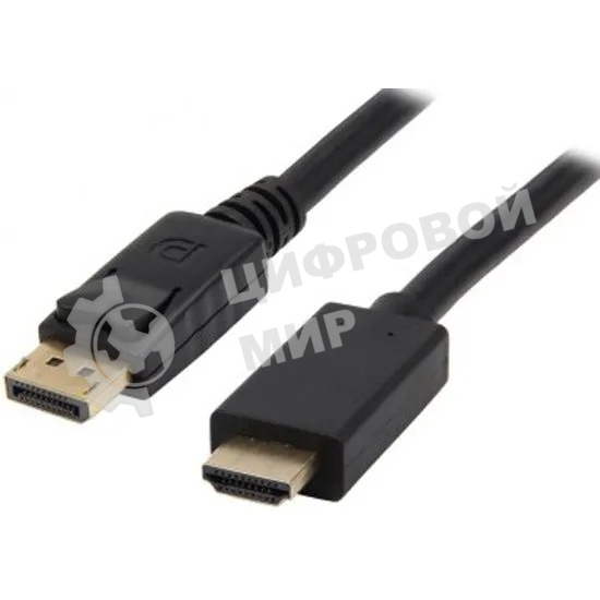 Кабель KS-is KS-385-2 DP M HDMI M 1080p 2м