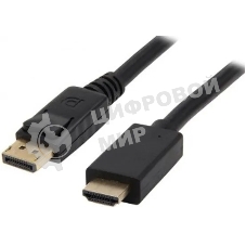 Кабель KS-is KS-385-2 DP M HDMI M 1080p 2м