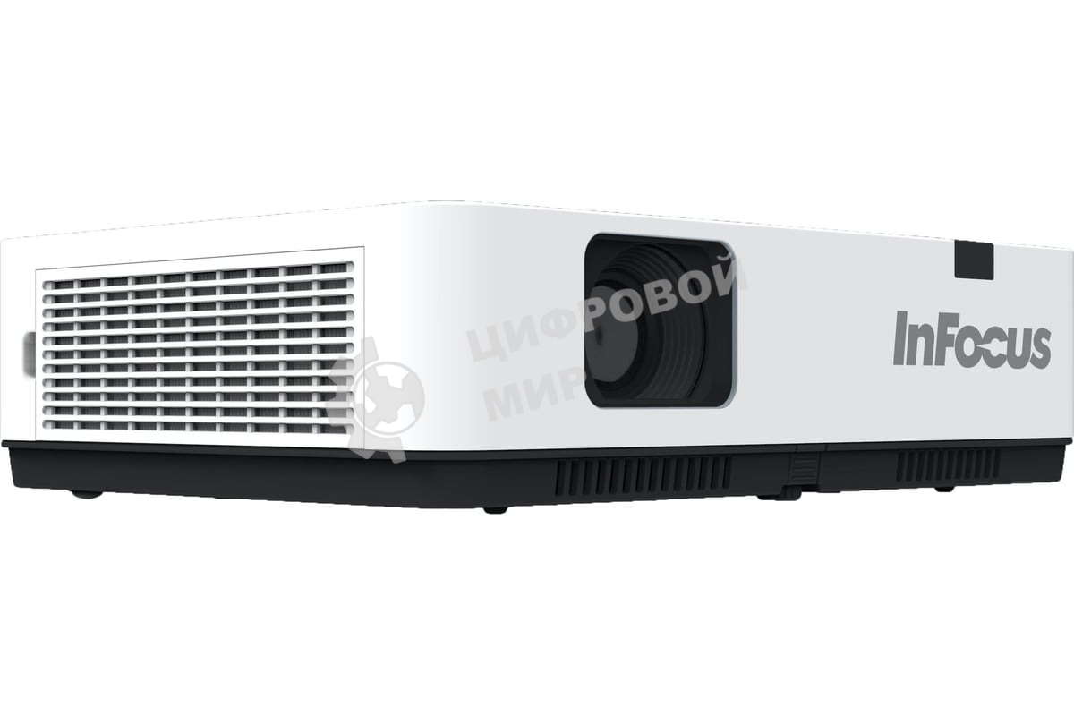 Проектор INFOCUS IN1049 3LCD, 5000 lm, WUXGA, 1.371.65:1, 50000:1, (Full 3D), 16W, 2хHDMI 1.4b, VGA in, CompositeIN, 3,5 мм audio IN, RCAx2 IN, USB-A, VGA out, 3,5 audio OUT, RS232, Mini USB B serv, RJ45, 3,3 кг