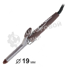 Щипцы для завивки волос DELTA LUX DL-0630 коричневый, 19 мм, 180 °C, 1 режим