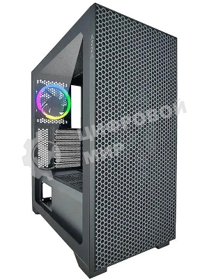 Компьютерный корпус Azza Hive черный без БП ATX 8x120мм 5x140мм 2xUSB 2.0 1xUSB 3.0 audio bott PSU